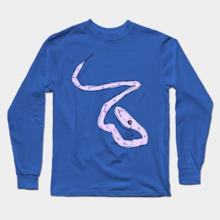 Purple Sketchy Snake Long Sleeve T-Shirt